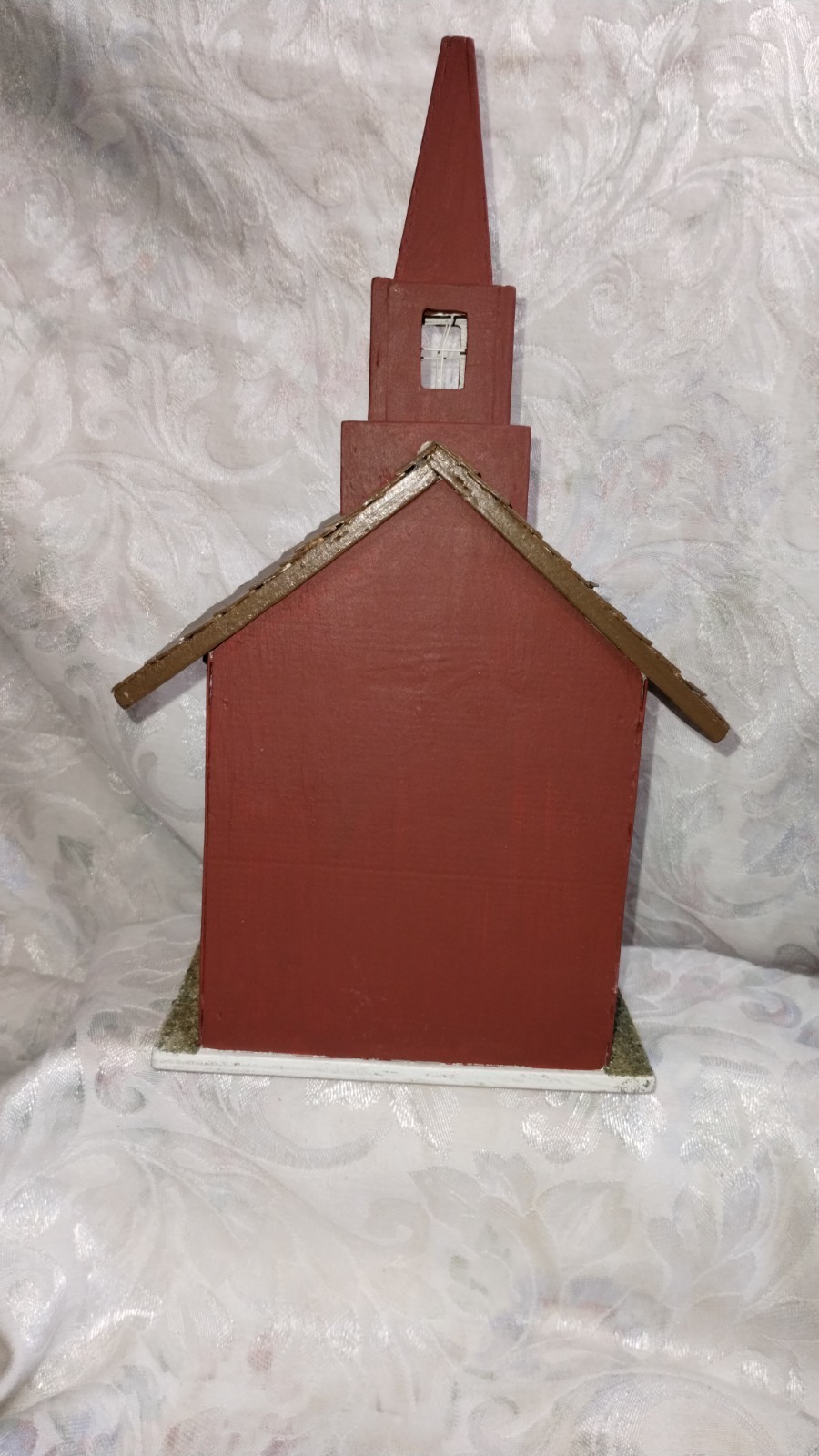 Wood School / Church House – 14″ Tall X 7″ X 7″