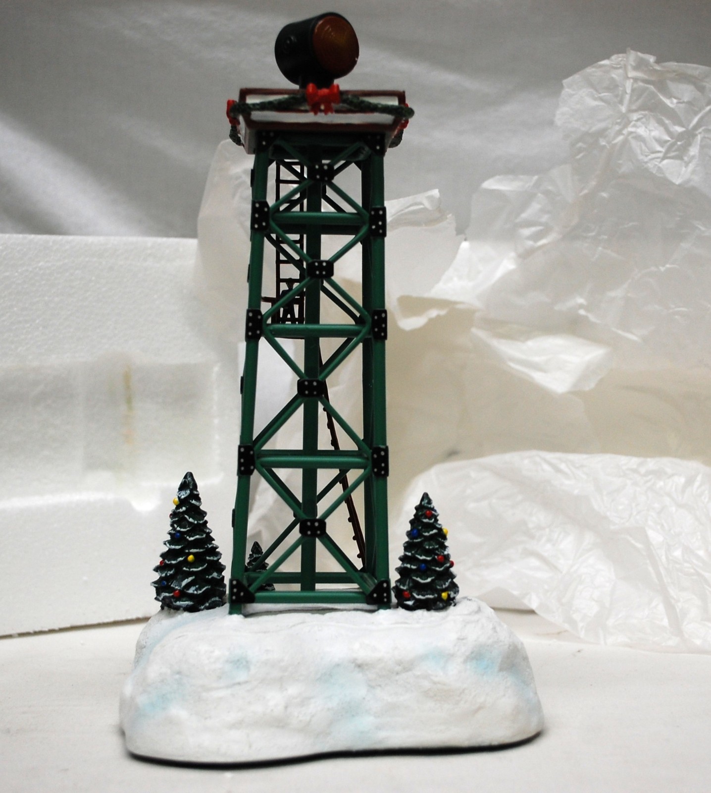 Bradford Exchange Hawthorne Village Aircraft Beacon Works In original box
