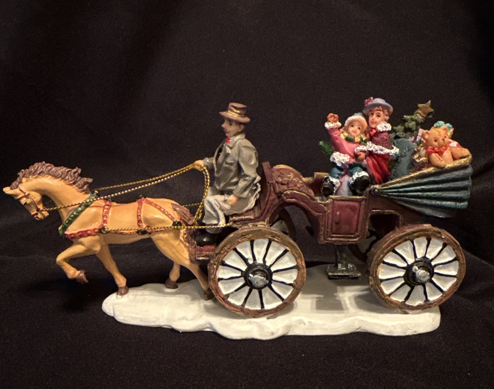 2006 Members Mark Victorian Christmas Village Replacement HORSE DRAWN CARRIAGE