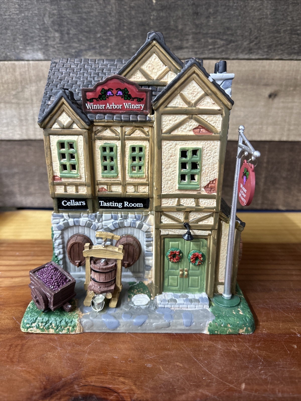 Lemax Winter Arbor Winery #45745 Christmas Village-flaws