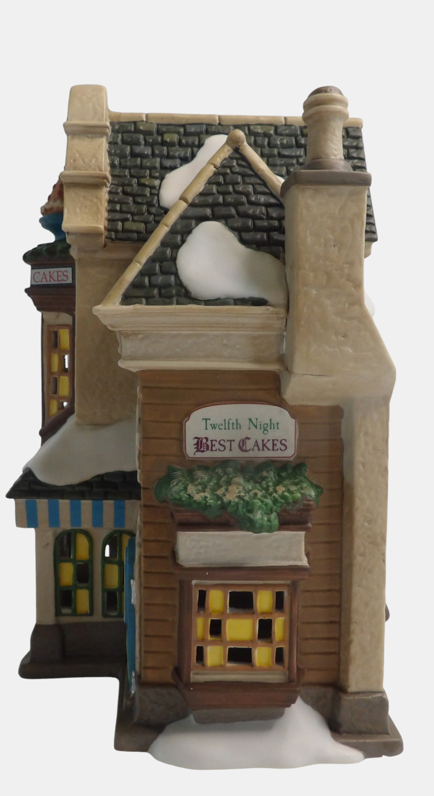 Dept 56 Dickens Village Lot 3 Lea Hurst House King’s Cakes Hampshire Sweeps w/ B