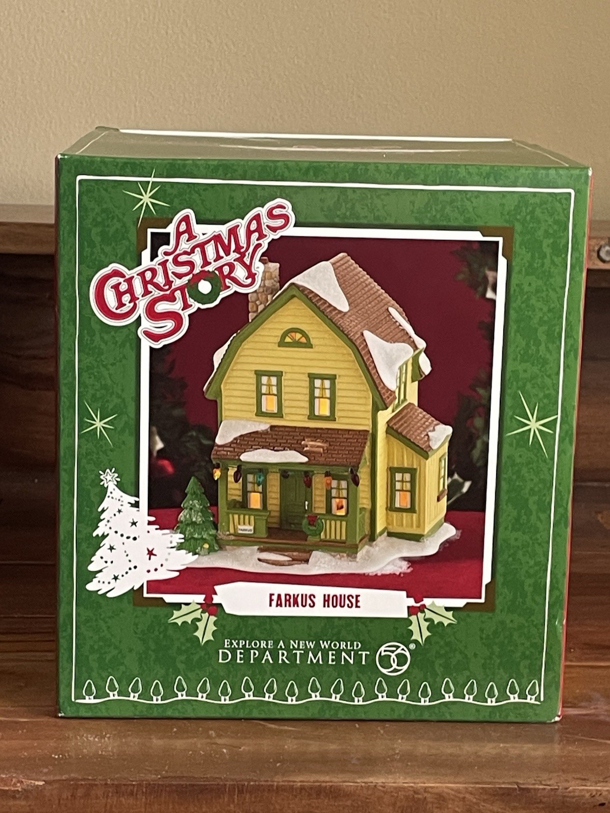 Department 56 A Christmas Story Farkus House Rare Unused Condition