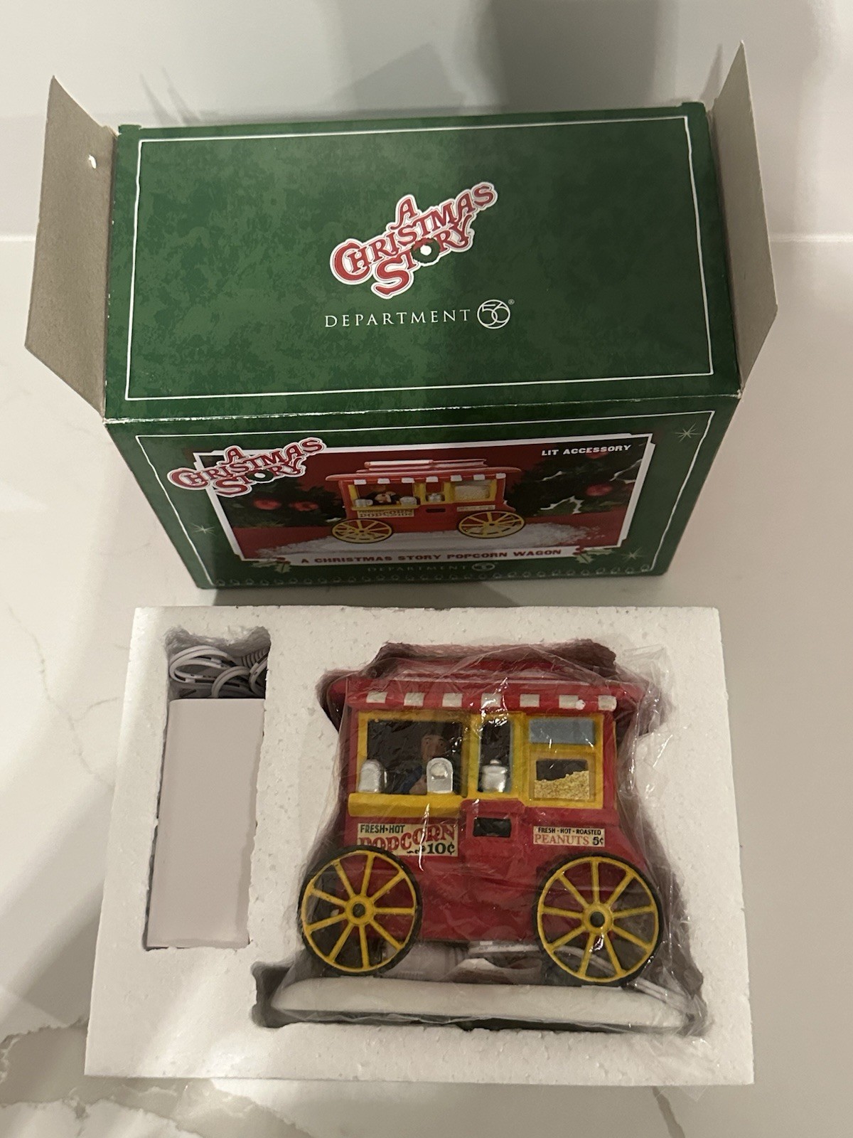 Department 56 A Christmas Story, Popcorn Wagon