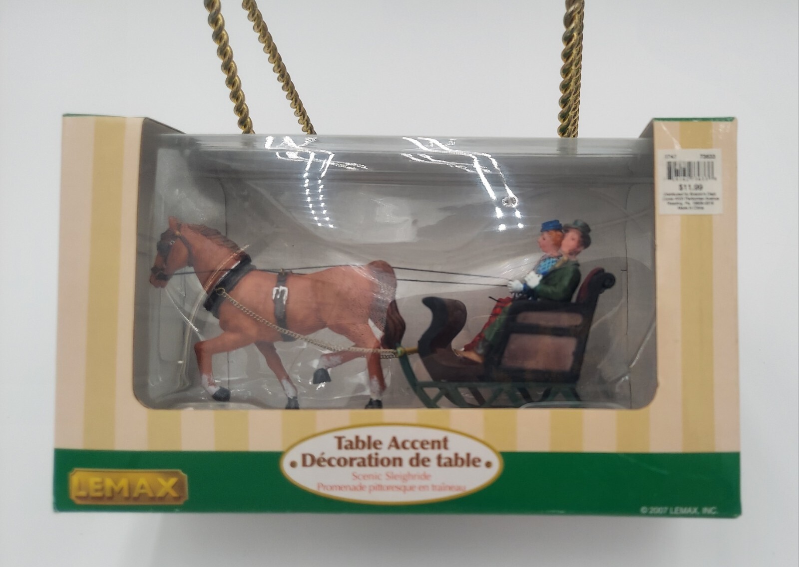Lemax 2007 Scenic Sleighride Village Collection #73633 Table Accents Collectible