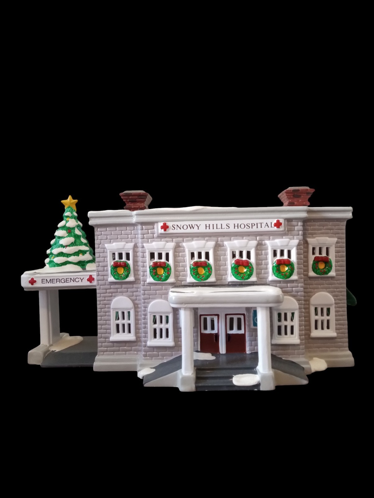 Department 56 The Original Snow Village Christmas Snowy Hills Hospital 54488