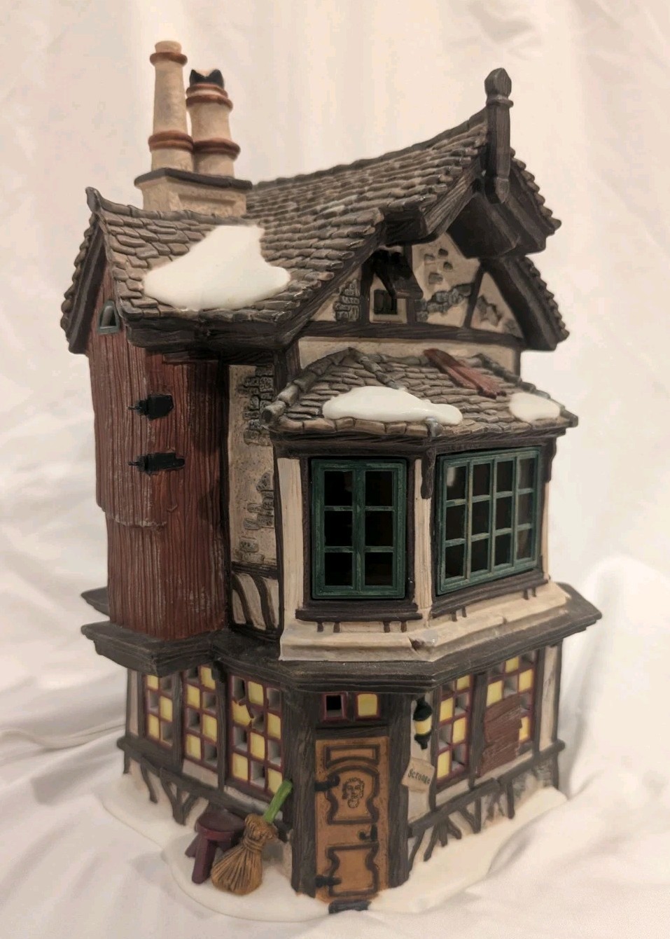 Department 56 Ebenezer Scrooge’s House 58490 A Christmas Carol Village Vintage
