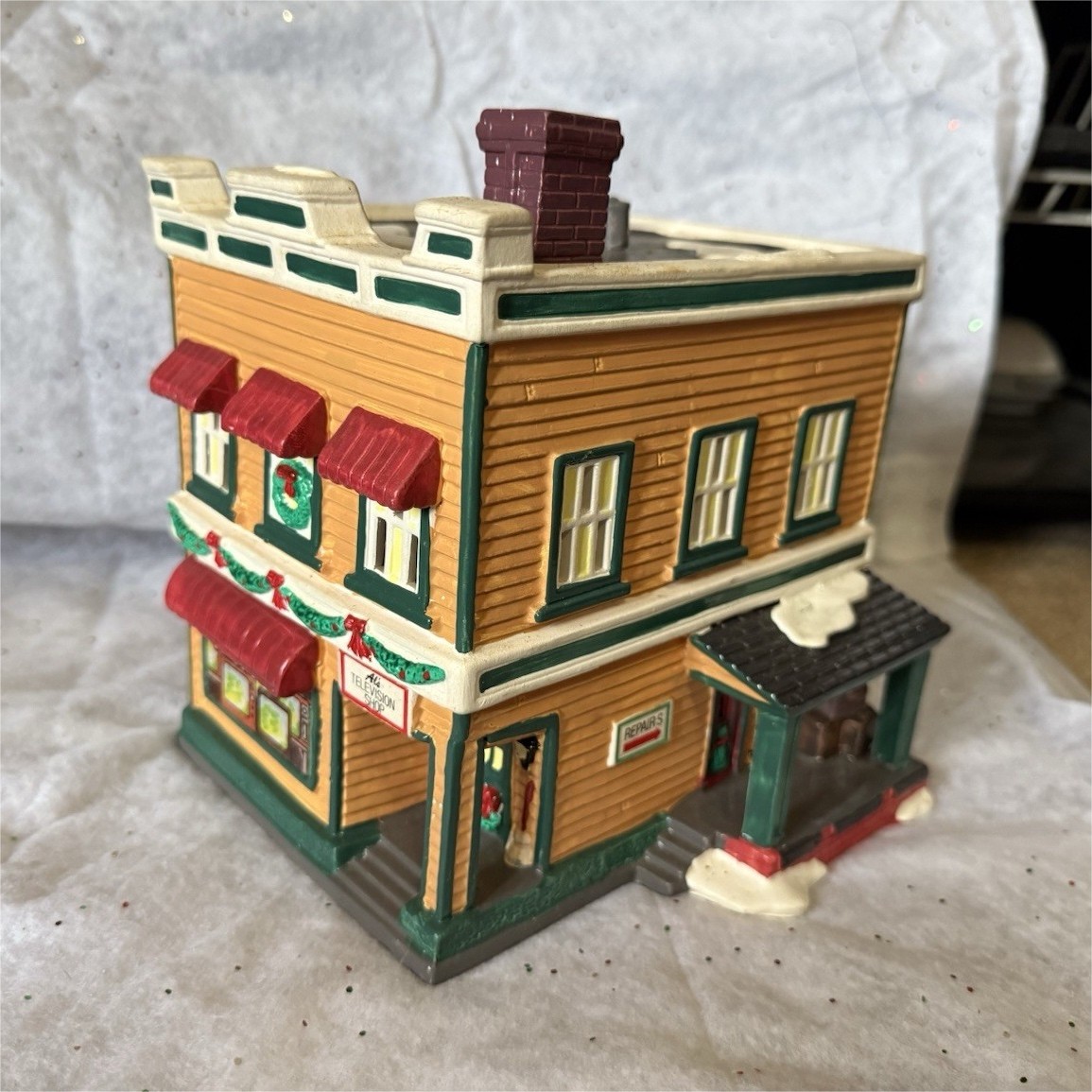 Dept 56 television shop