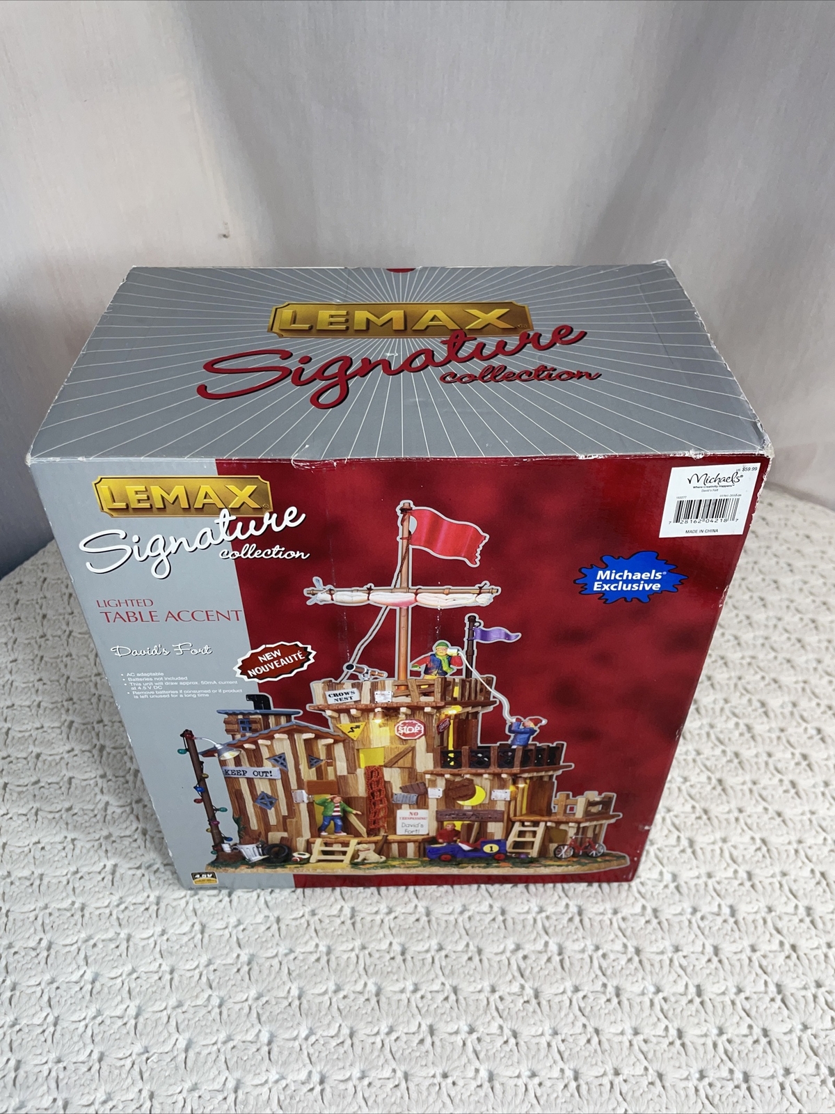 Lemax David’s Fort Lighted Holiday Village #04218 Retired New Unopened