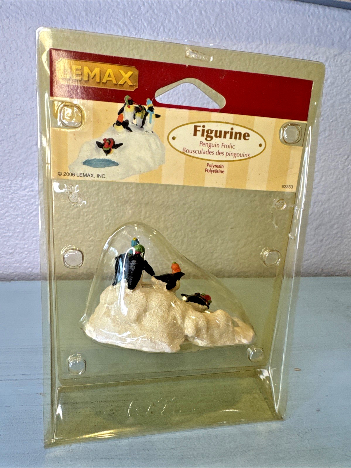 Lemax Figurine – Penguin Frolic – Christmas Village Accessory in Package #62233