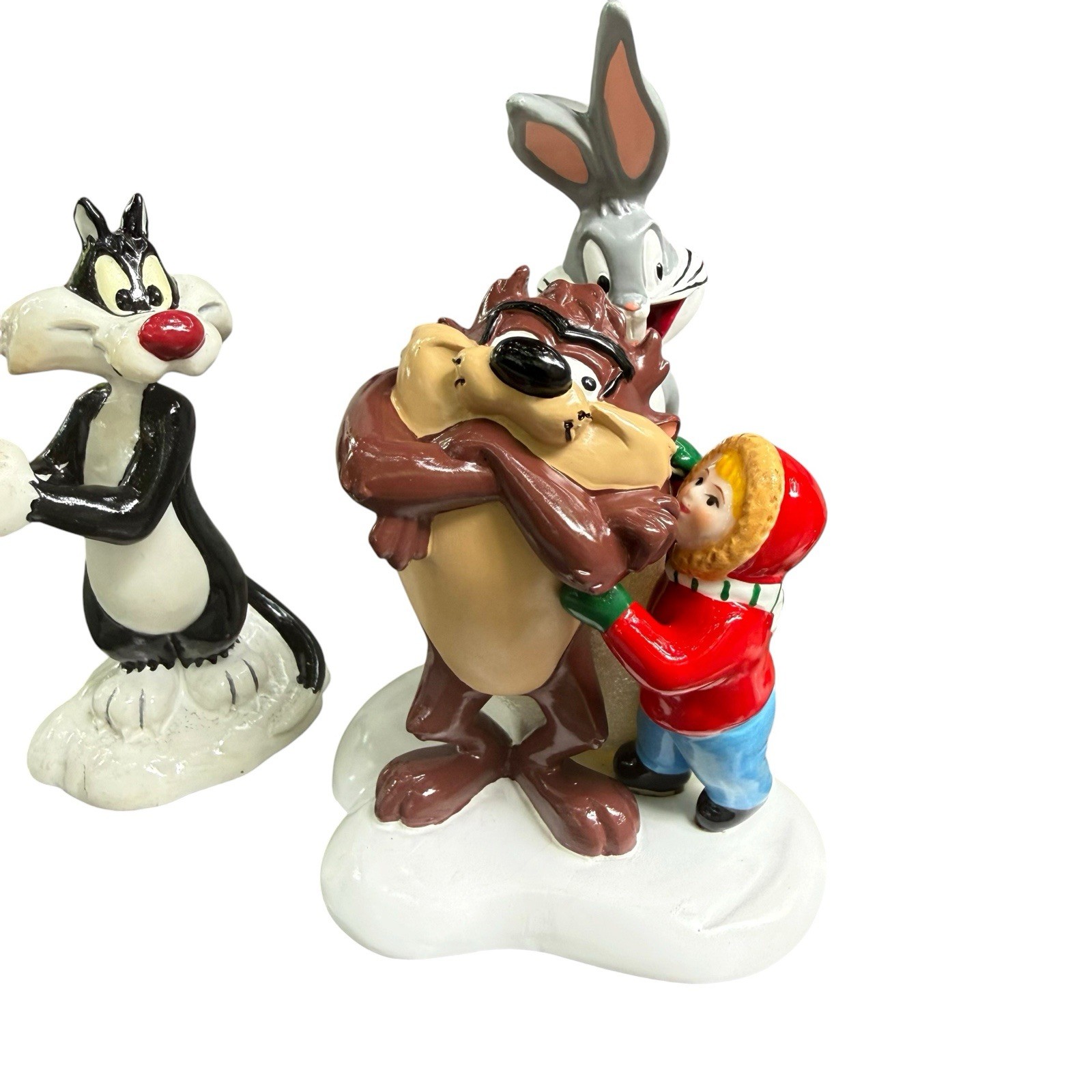 Department 56 Snow Village Looney Tunes Animation Film Festival Taz Tweety