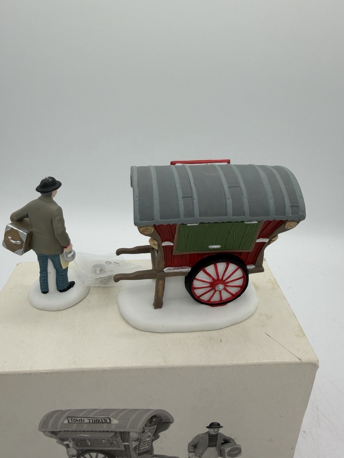 🏘️ Dept 56 Heritage Village “Town Tinker” Accessory – EUC 🛠️