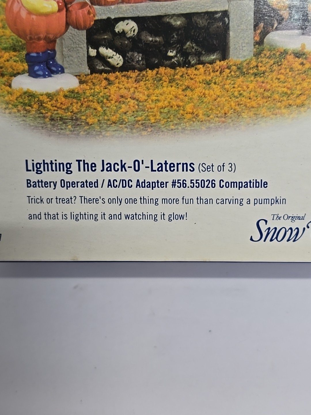 Dept 56 Lighting The Jack-O’-Lantern Snow Village Halloween Accessory #56.55117