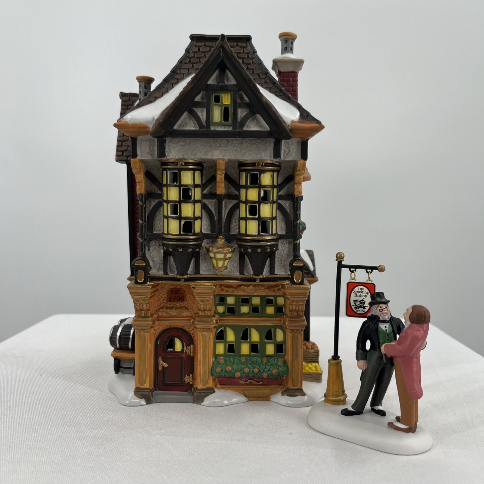 Dept 56 THE SMOKING BISHOP Dickens Village A Holiday Tradition Set #4023612 NIB