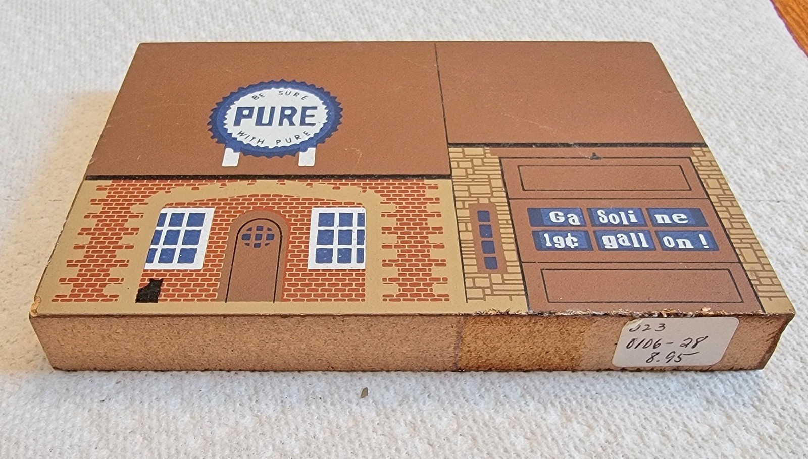 1992 Cat’s Meow Village Pure Gas Station Series X Faline Signed