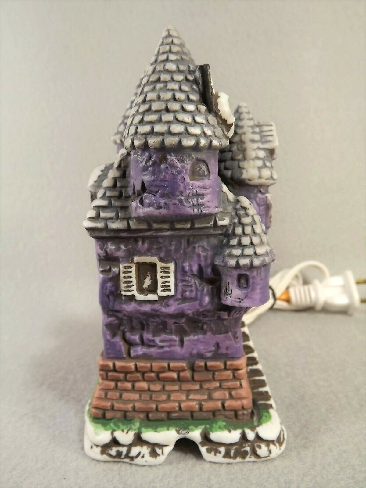 Mini Haunted House Light Skeletons Monster Porcelain Unbranded 5.5 x 3 inches