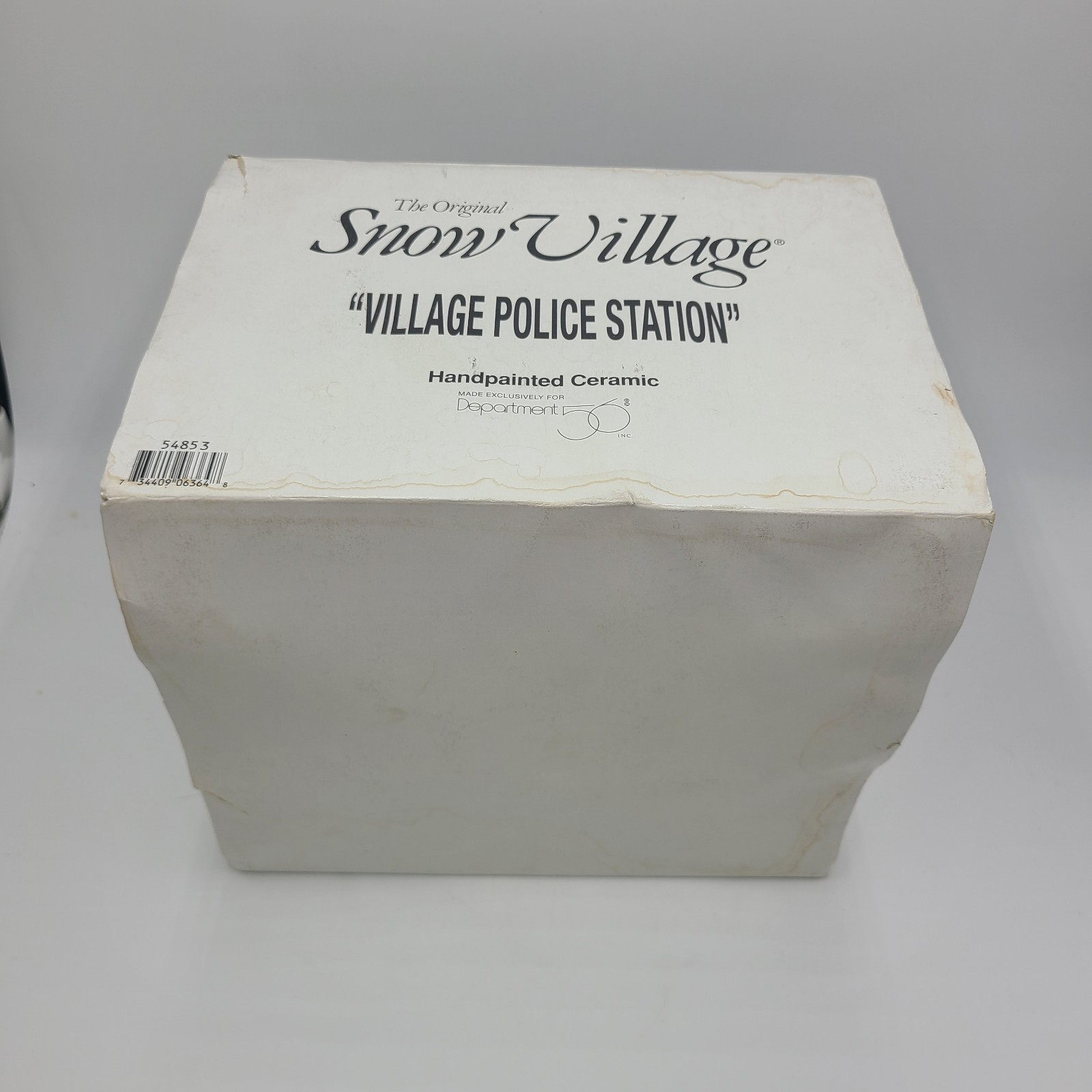 Dept 56 The Original Snow Village “Village Police Station” #54853 Retired EUC