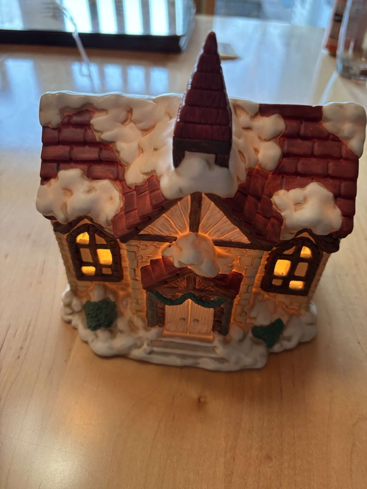 Vintage Christmas Around the World Lighted Church – Collectible Holiday Village