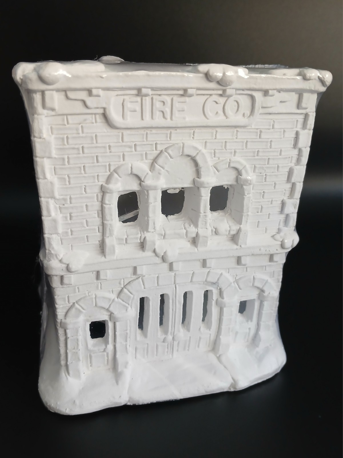 California Creations Christmas Village FIRE COMPANY SE171 Factory Sealed 1989