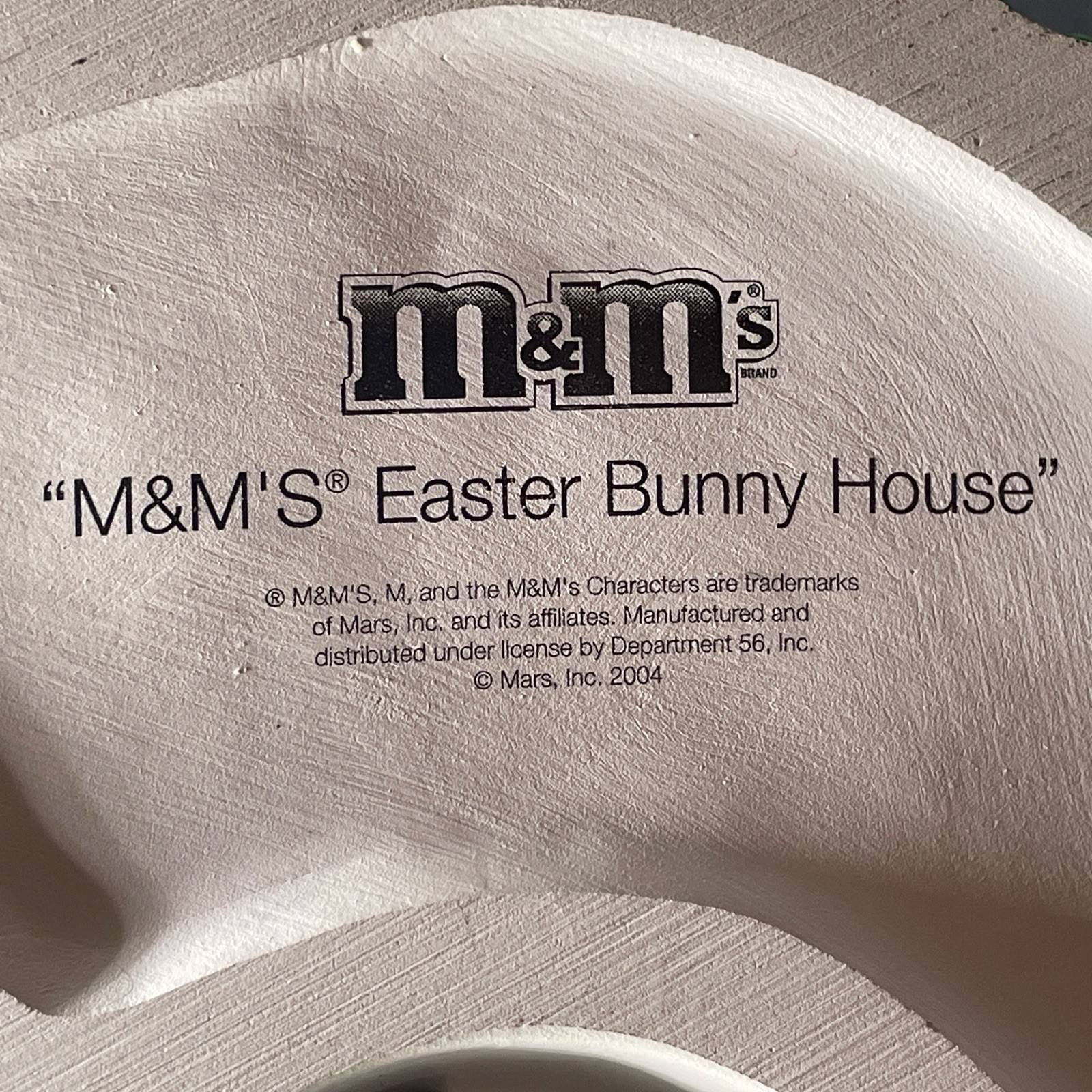 2004 Dept 56 “M&M’s Easter Bunny House” Lamp Tested Working READ.