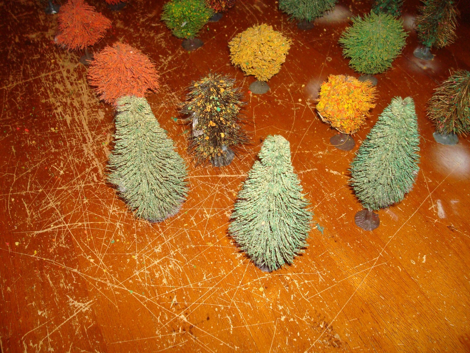 Christmas Garden Model Train Putz TREES