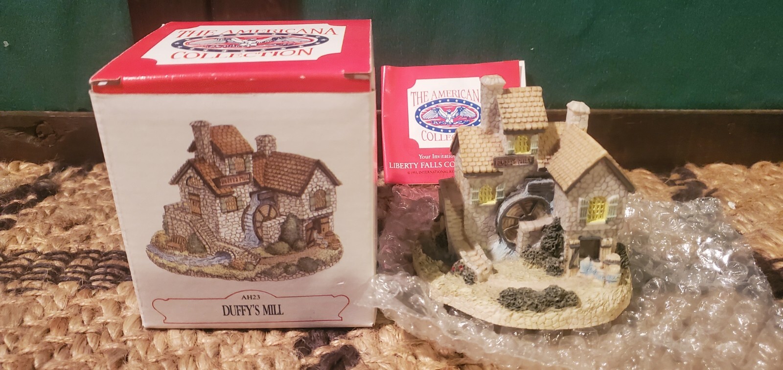 1993 Liberty Falls Miniature Village AH23 Duffy’s Mill The Americana Collection