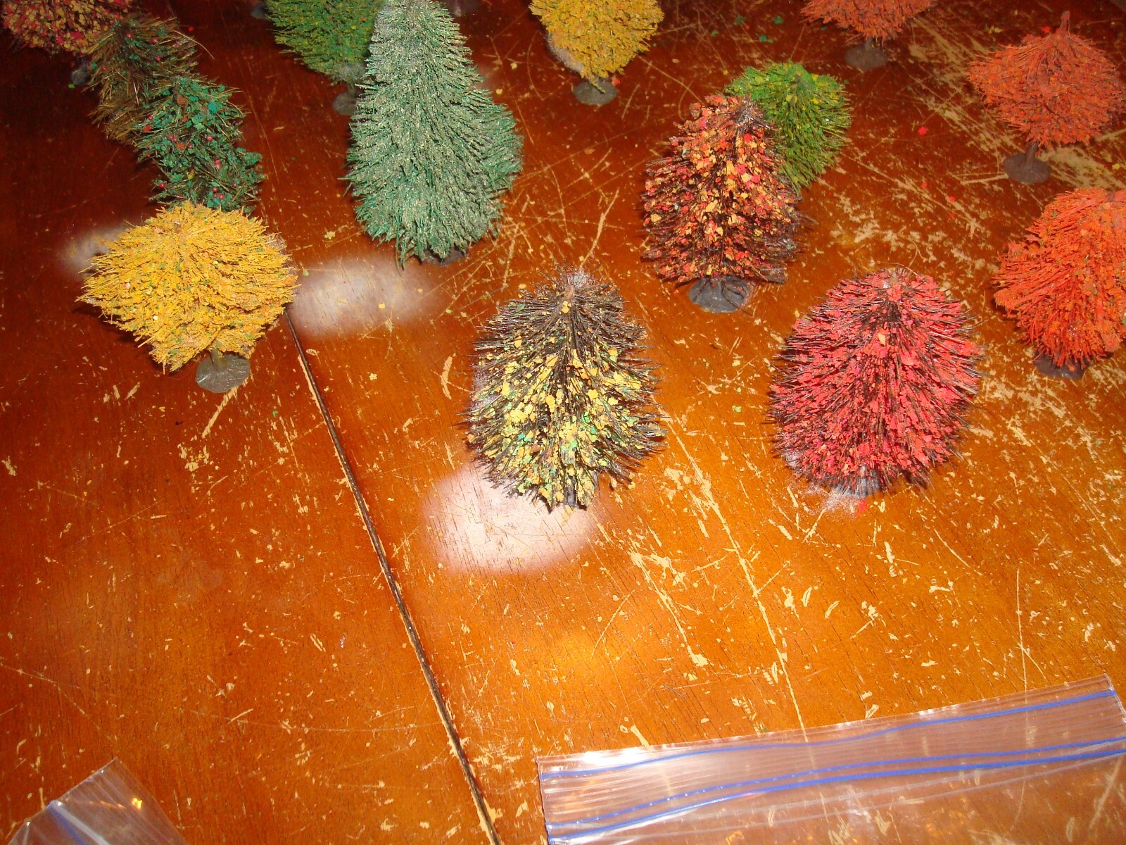 Christmas Garden Model Train Putz TREES