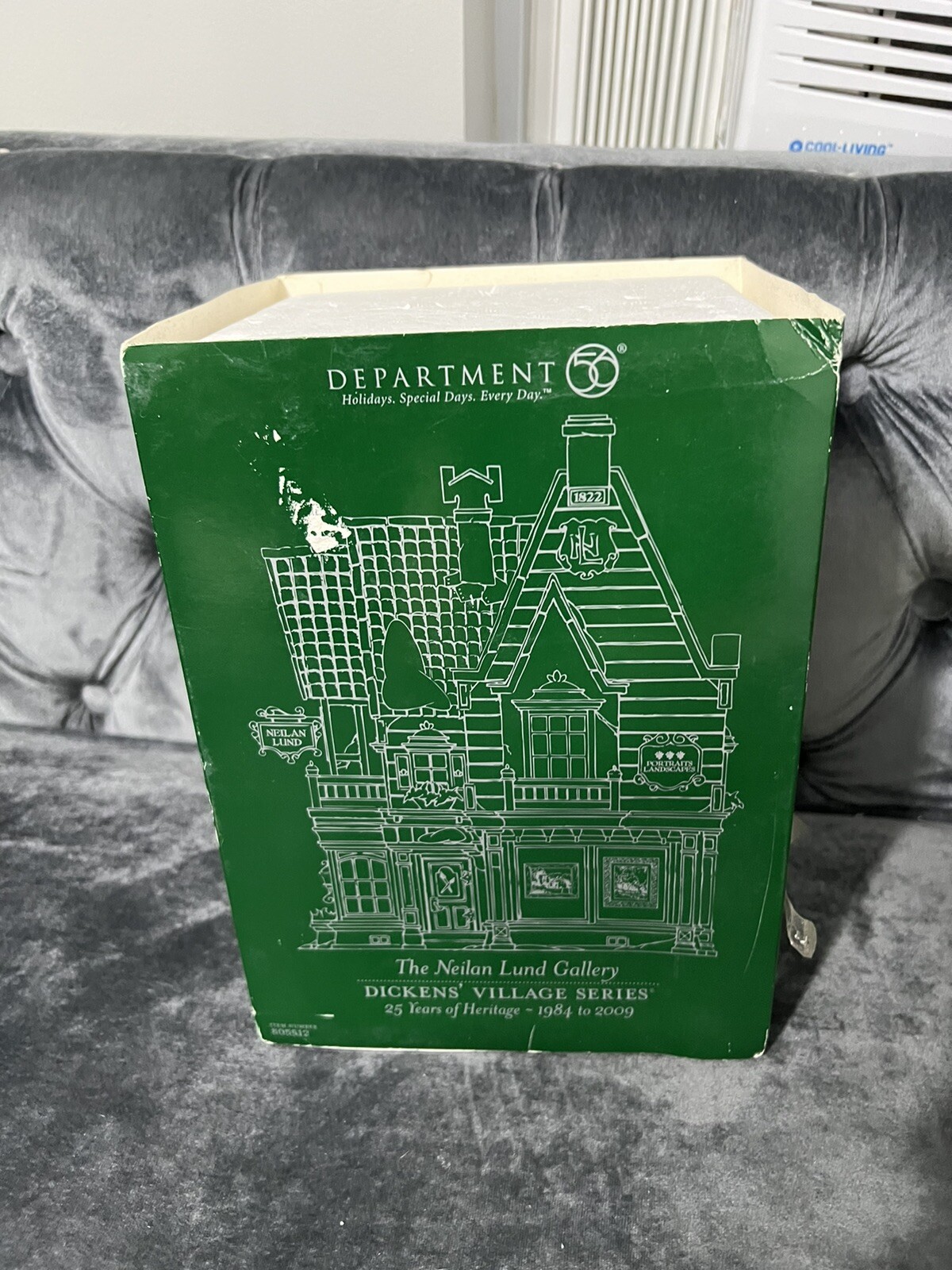 DEPT 56 DICKENS VILLAGE THE NEILAN LUND GALLERY 805512 25 YR ANNIVERSARY SPECIAL