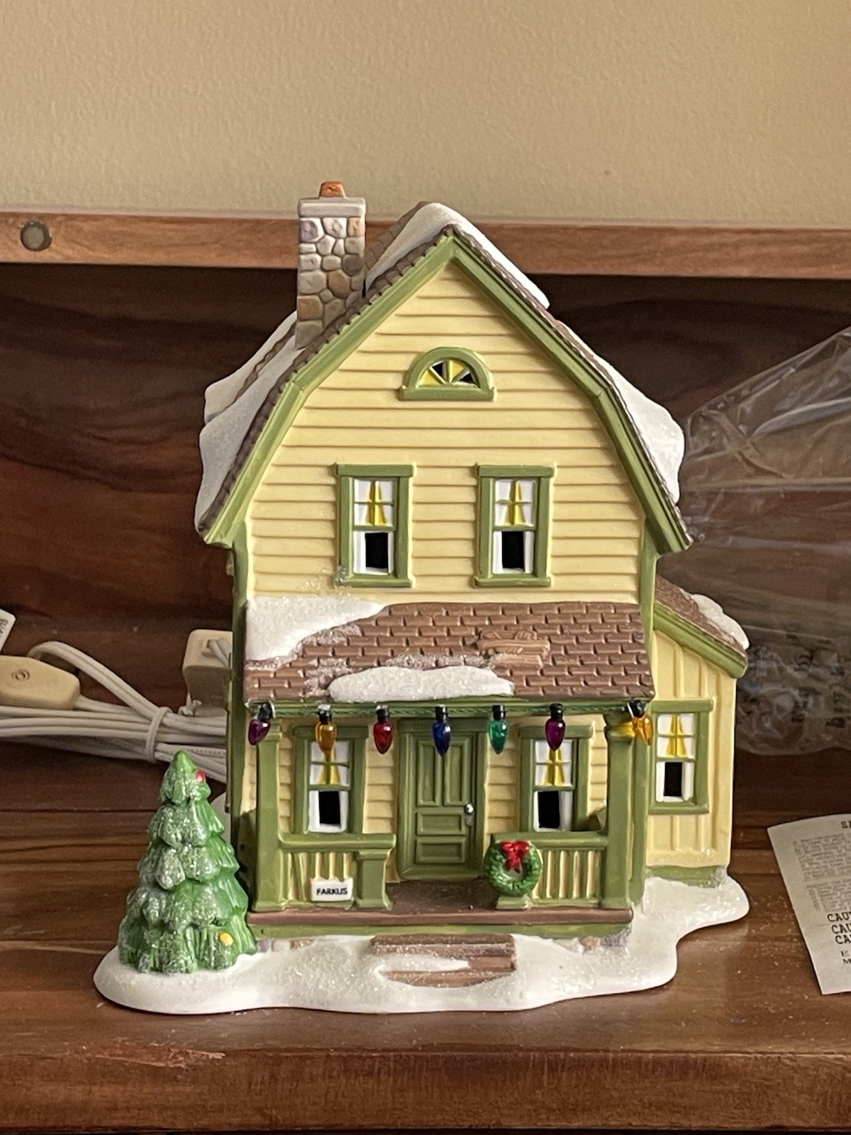 Department 56 A Christmas Story Farkus House Rare Unused Condition