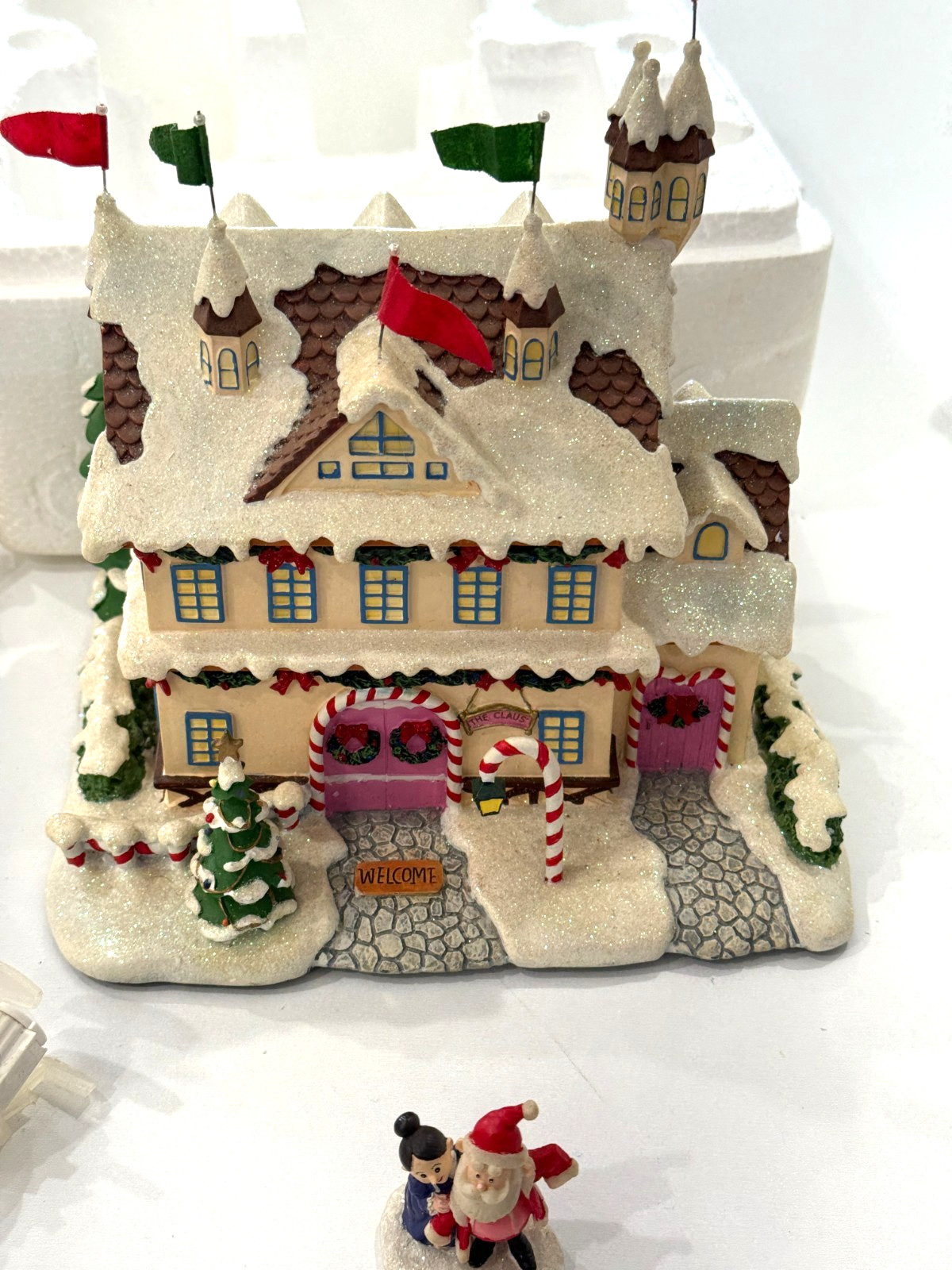 Hawthorne Village “Santa and Mrs Claus’s Castle Numbered Vintage