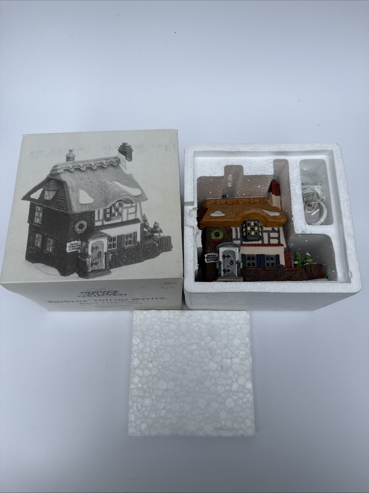 Vintage Department 56 Dickens Village Betsy Trotwoods Cottage David Copperfield