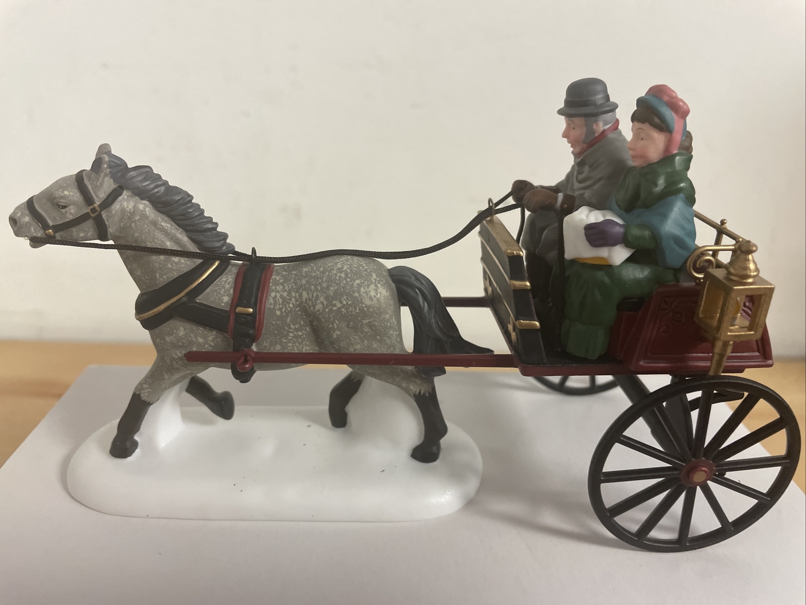 Dept 56 Dickens Village – Red Christmas Sulky – NIB