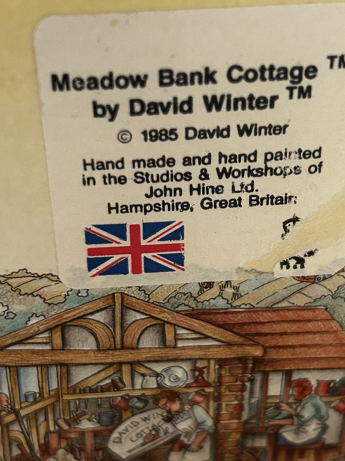David Winters Vtg1985 MEADOWBANK COTTAGE w COA & Orig Box. Heart of England