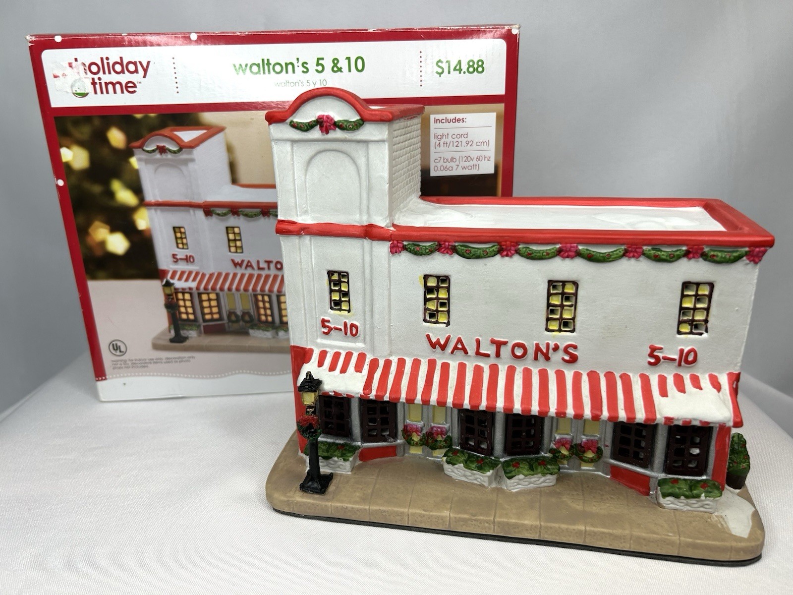 Walton’s 5 &10 Christmas Village by Holiday Time 50th Anniversary Edition