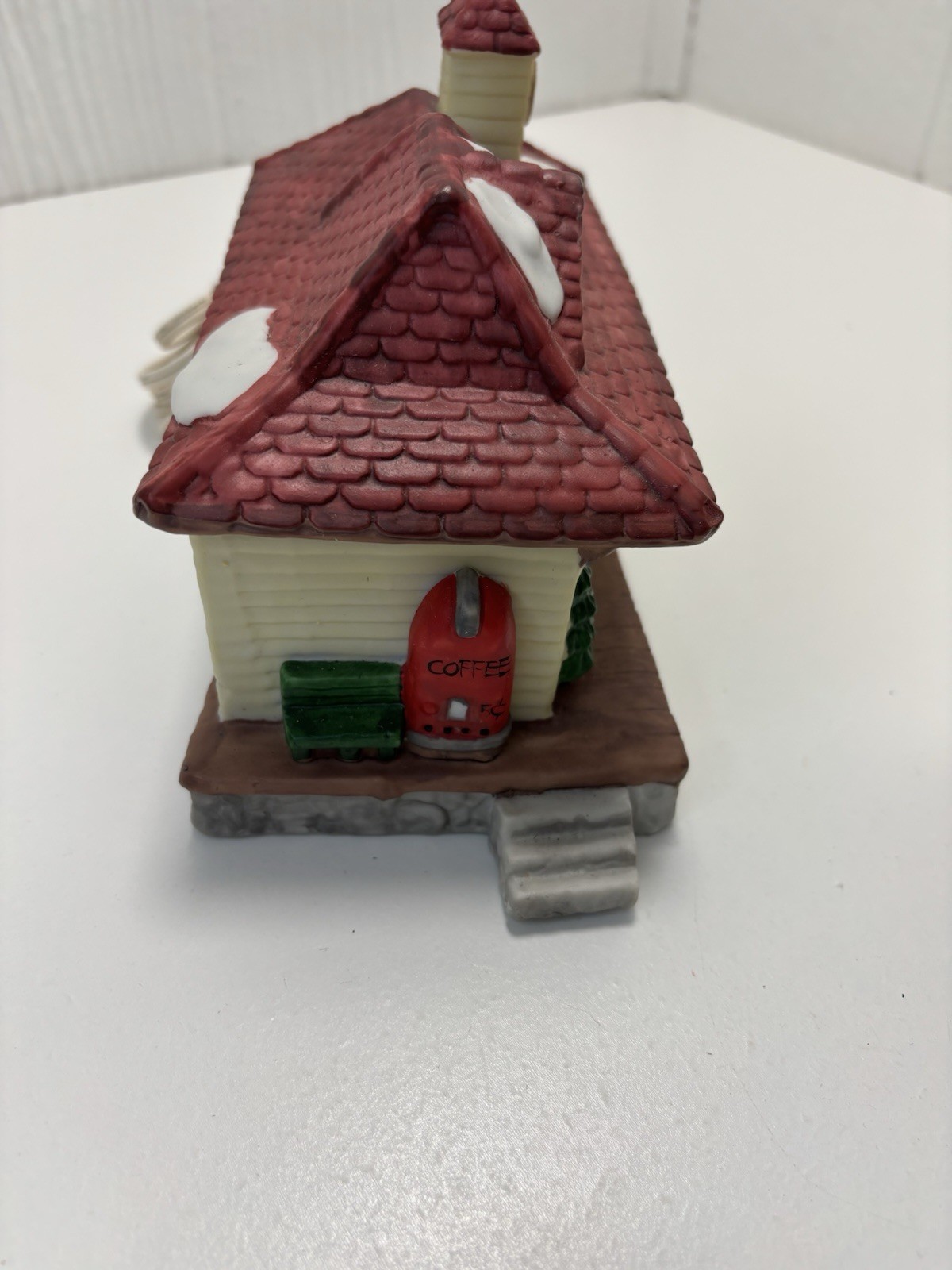Dickensville Noma Collectibles Christmas Village Porcelain House Western Station