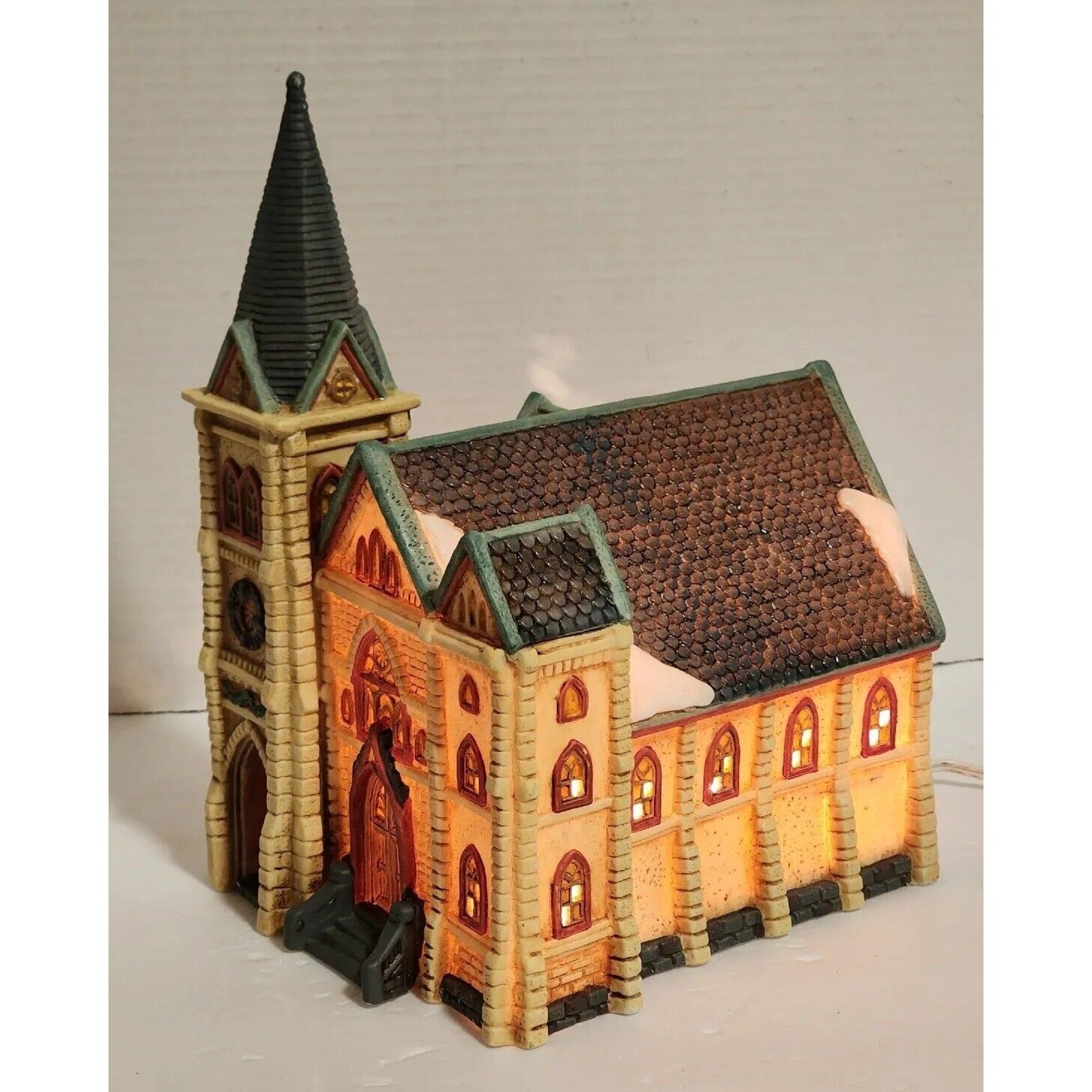 Dickens Collectables 1996 Classic Series Lighted Cathedral Church VTG BOXED
