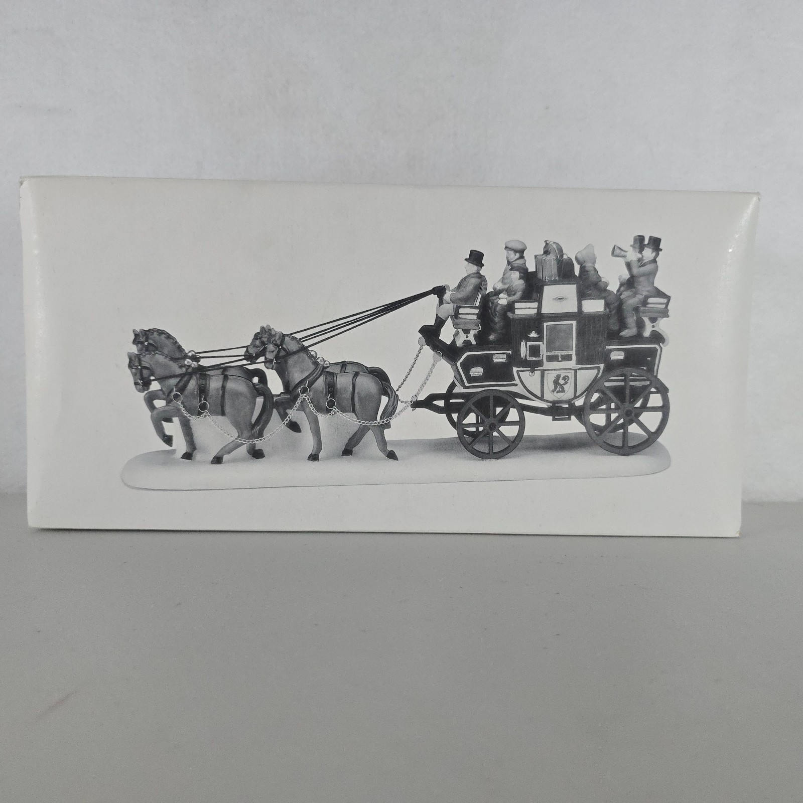 Dept 56 Dickens 1991 Holiday Coach #55611 Horse Drawn Carriage w Box Christmas