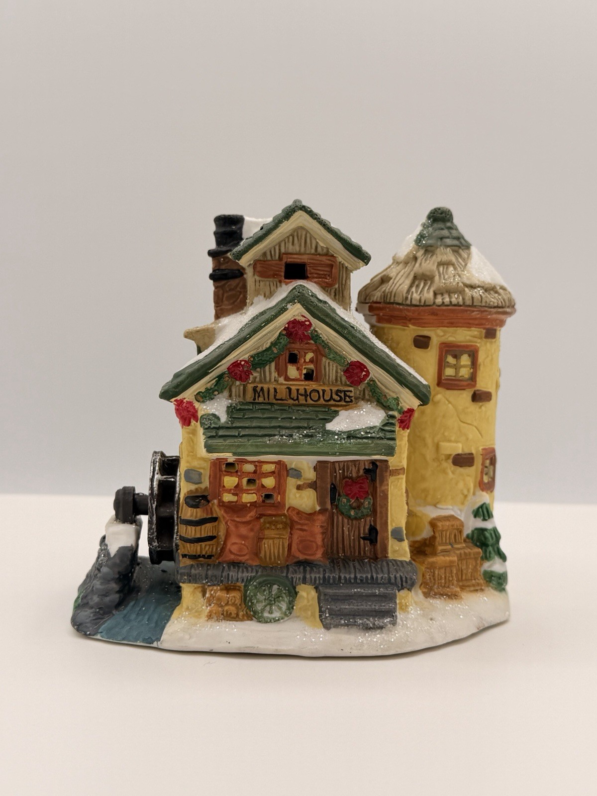 Cobblestone Corners Windham Heights Millhouse Christmas Village Decor 2004 A39