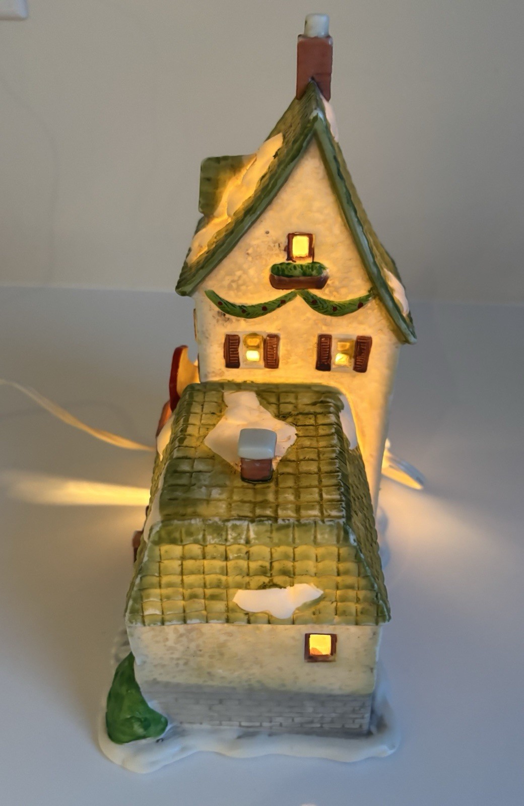 Swiss Village Grist Mill EPI International Lighted Christmas 1990