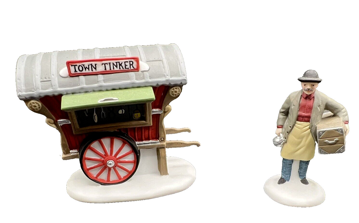 Department 56 Heritage Village Collection “Town Tinker” Se of 2 #5546-4
