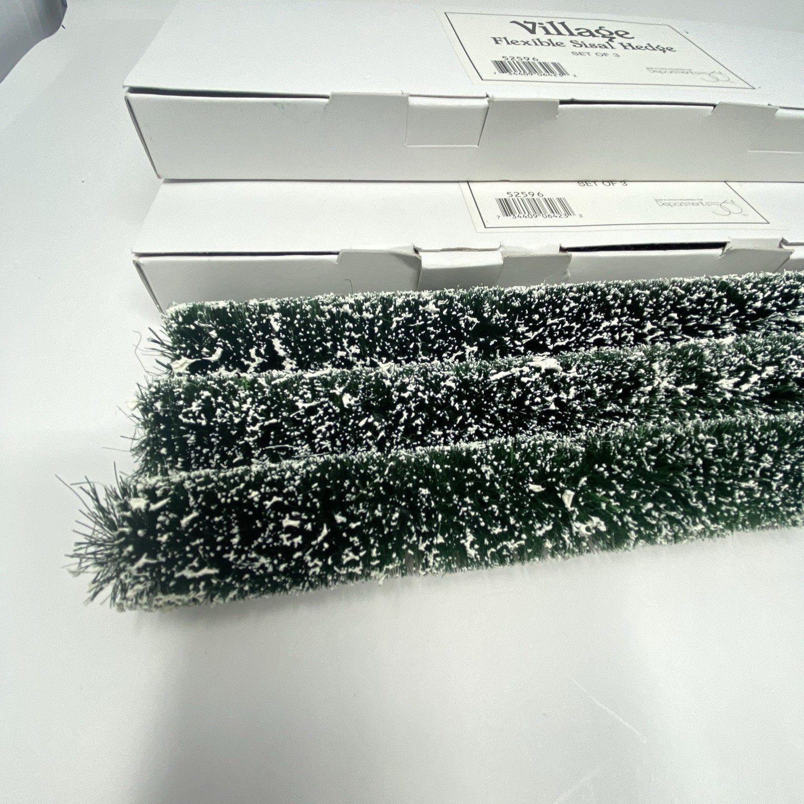 Dept 56 Flexible Sisal Hedge 3 Sets Village Accessories LOT of 9 NEW 52596