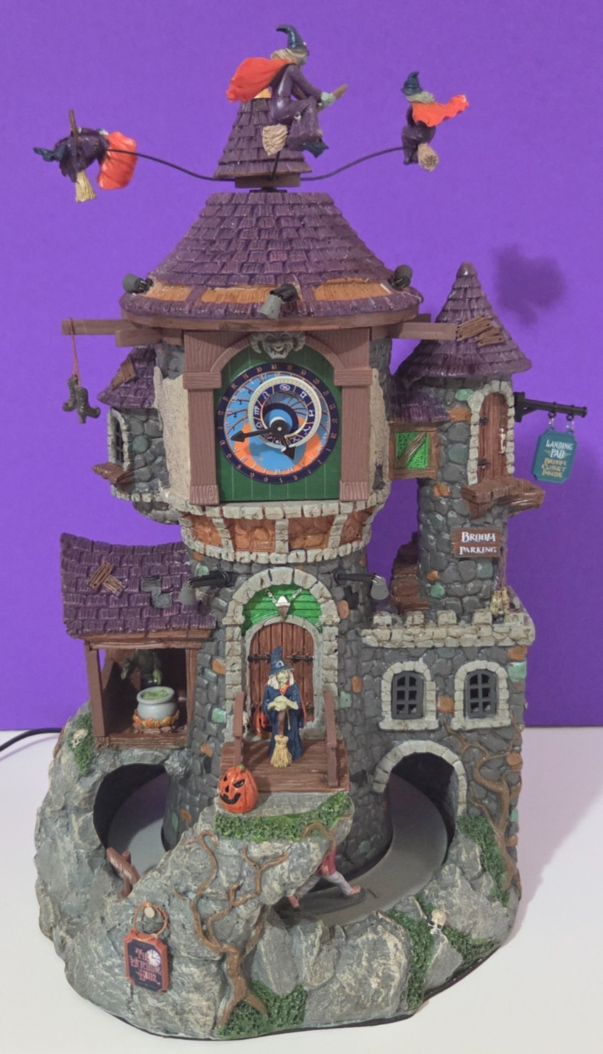 Lemax Spooky Town The Witching Hour #15724 Animated Haunted House Decor