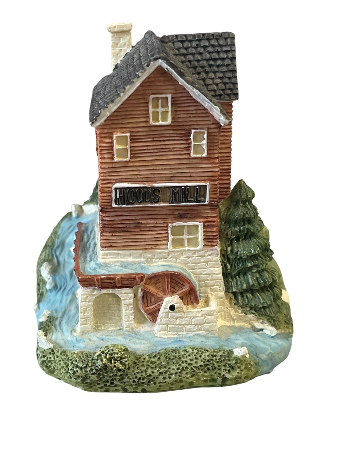 Peebles Hood’s Mill Victorian Resin Village Historical Landmark Small