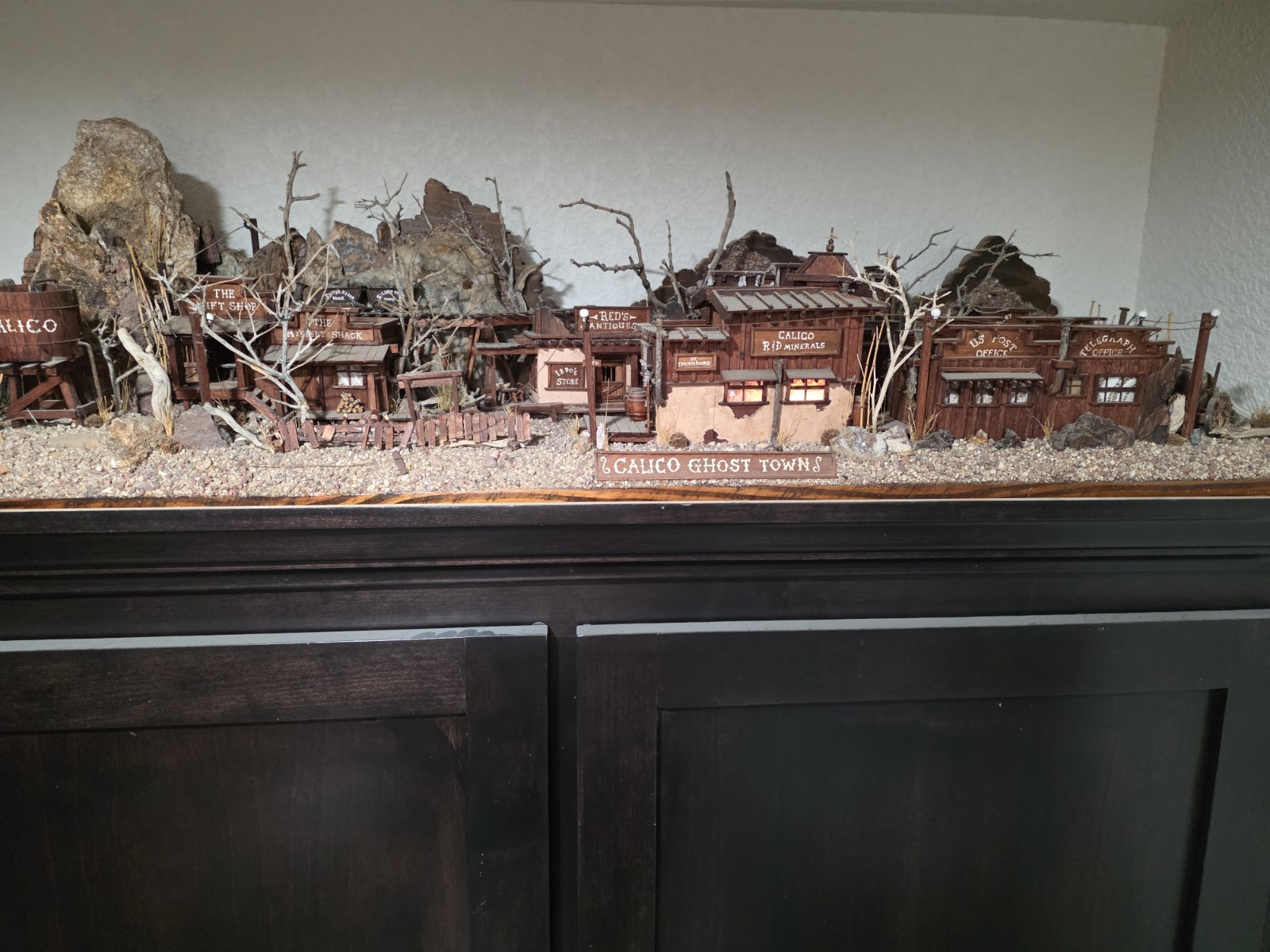 Handmade Calico Ghost Town Western diorama