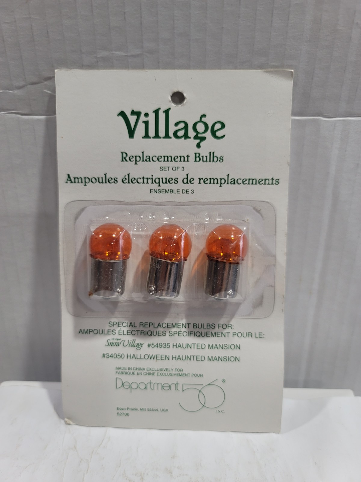 Dept 56 Halloween Village Replacement Lights , with Packages Of Fallen Leaves
