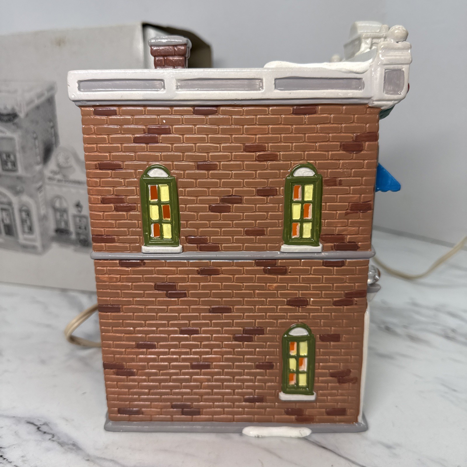 Department 56 Snow Village Village Police Station #54853 Retired VTG