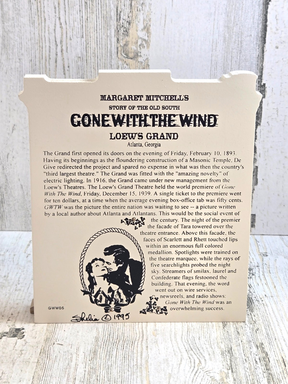 Shelia’s Collectibles LoewsGrand Gone With The Wind Atlanta Georgia 1995