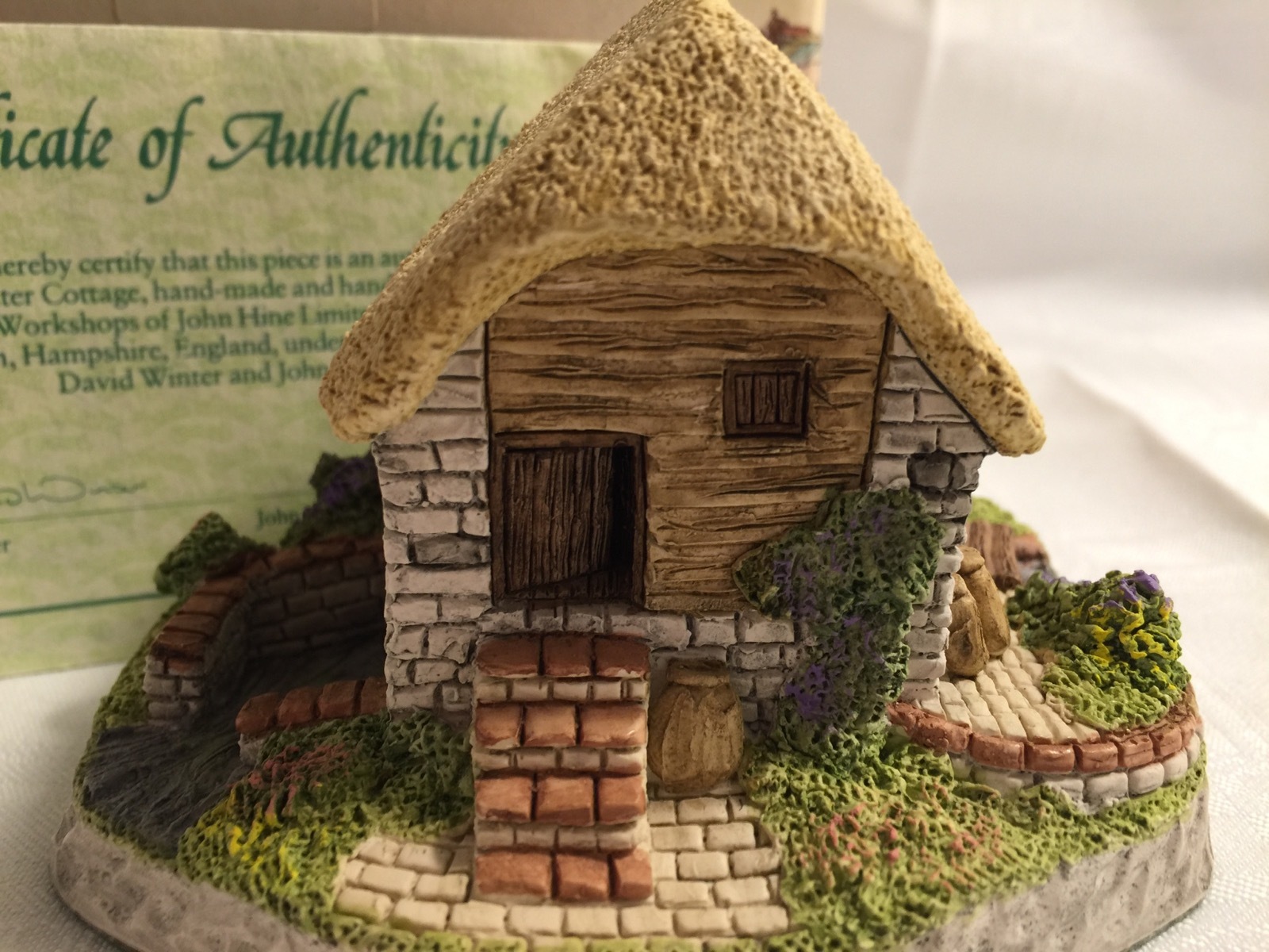 Irish Water Mill By David Winters Collectors Guild 1992 Box And Coa