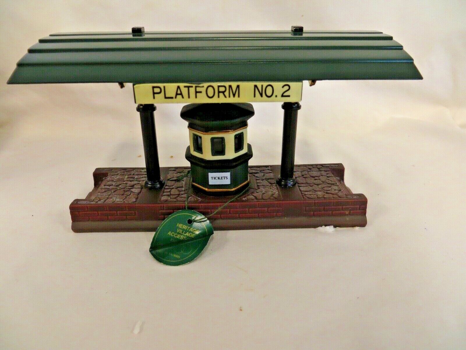 Dept. 56 Heritage Village Platform No. 1 In Original Box
