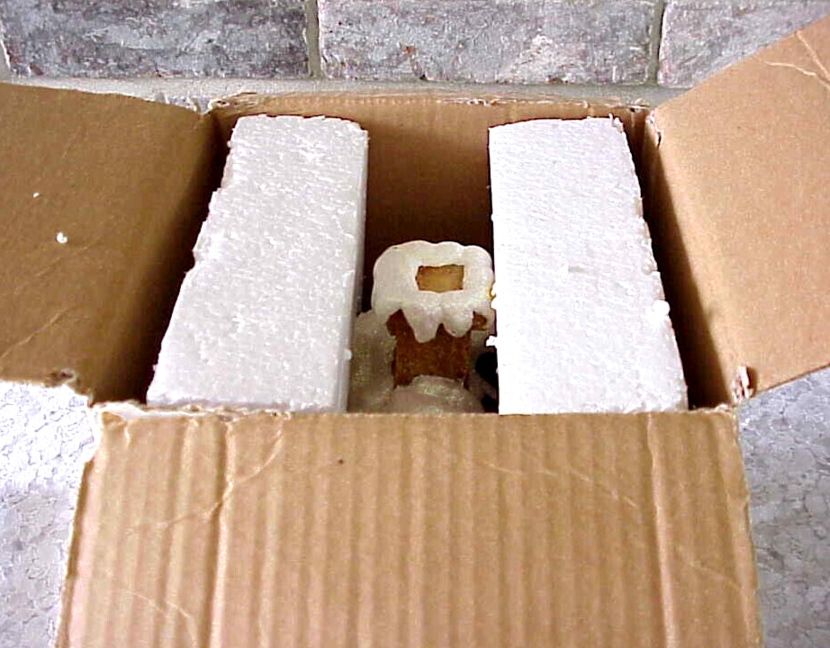 Christmas Gingerbread House Display Tabletop Resin Decorated Box Sterling