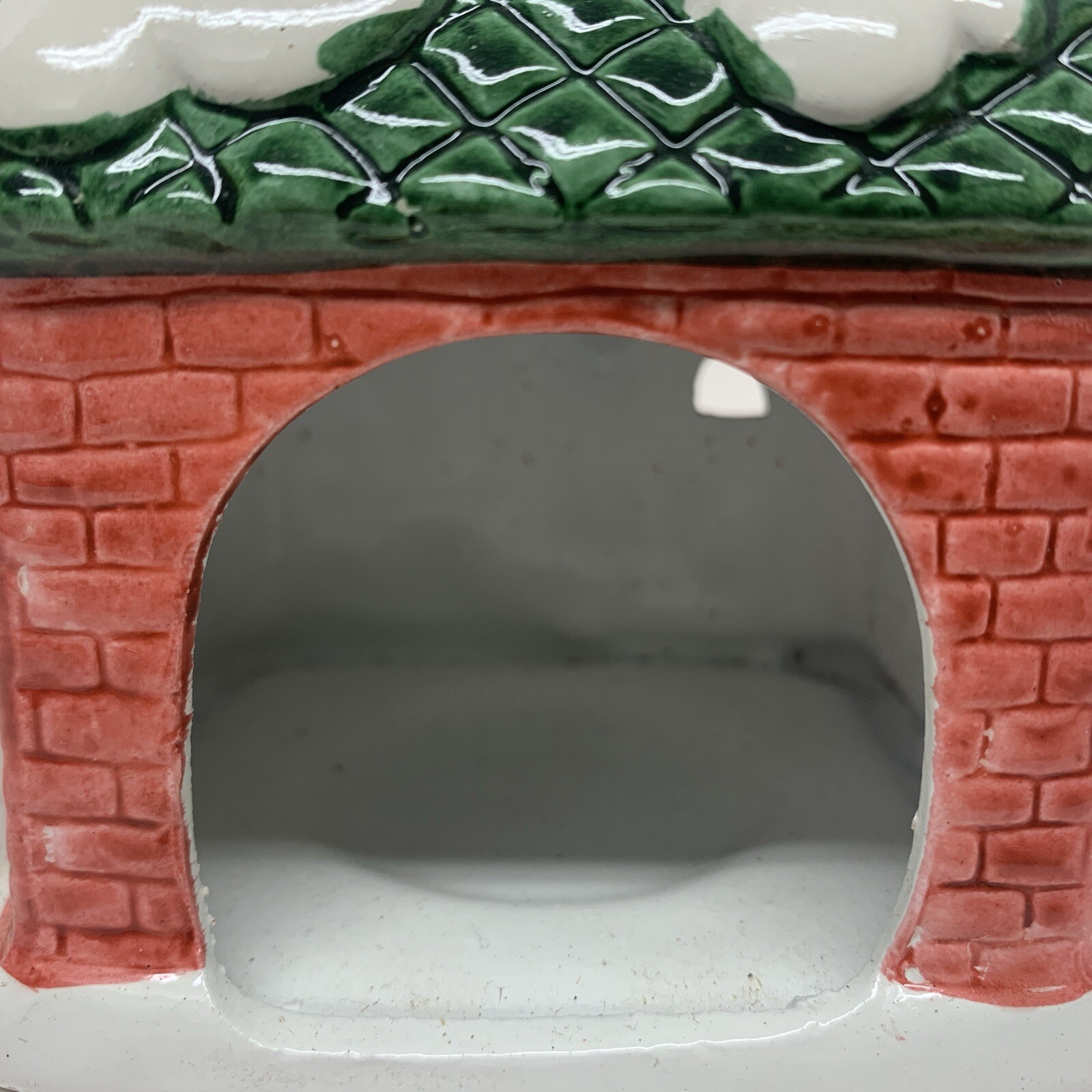 JSNY Holiday Candle House Illuminated Ceramic Christmas Santa & Frosty Snowman